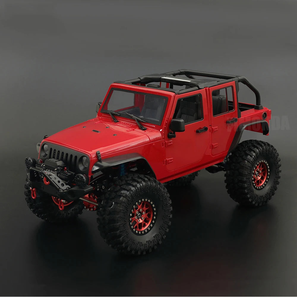 1:10 Scale Convertible Hard Body Kit 313mm Wheelbase for 1/10 RC Crawler Car Axial SCX10 90046 TRX4 Redcat GEN8