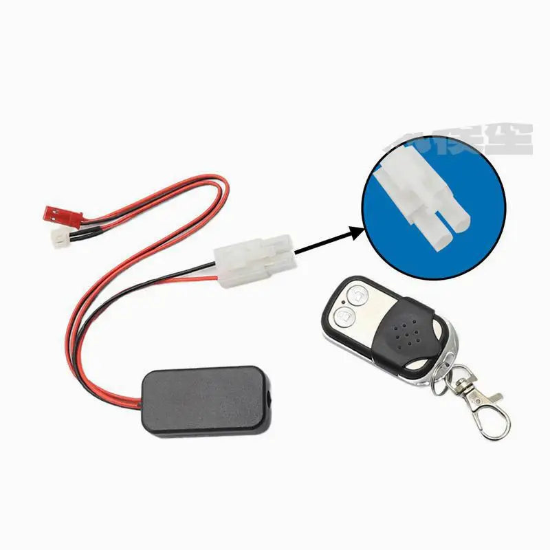 Remote control automatic simulation winch suitable for 1:10 RC covered car TRX-4 scx10 90046 D90 modification accessories