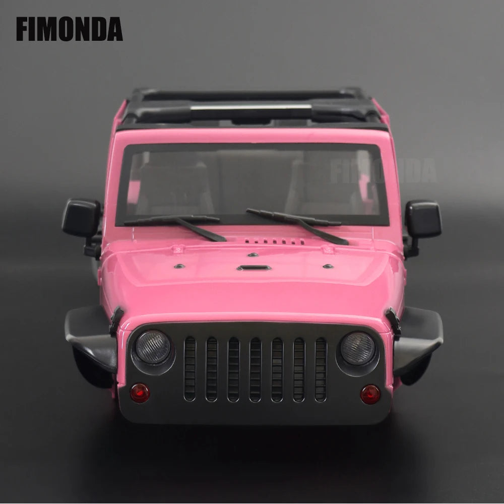 1:10 Scale Wrangler Convertible Hard Body Kit 313mm Wheelbase for 1/10 RC Crawler Axial SCX10 Rubicon TRX4 Redcat GEN8