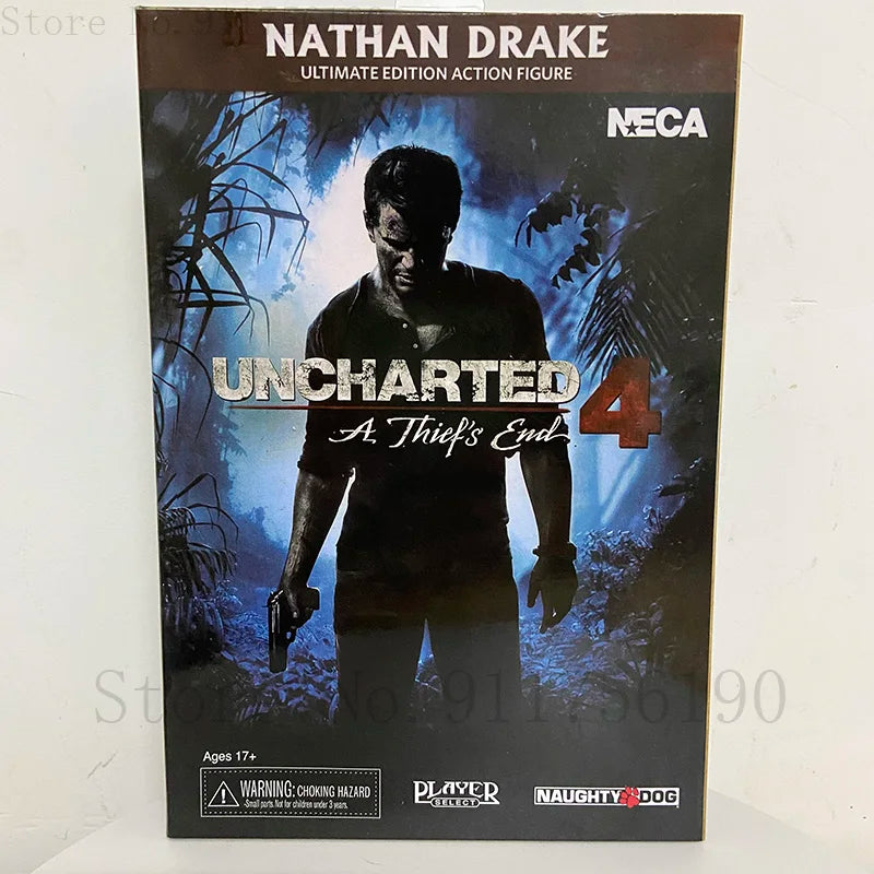 NECA Uncharted 4 A Thief's end Nathan Drake Ultimate Edition PVC Action Figure Collection Model Toy 17cm Birthday Christmas Gift