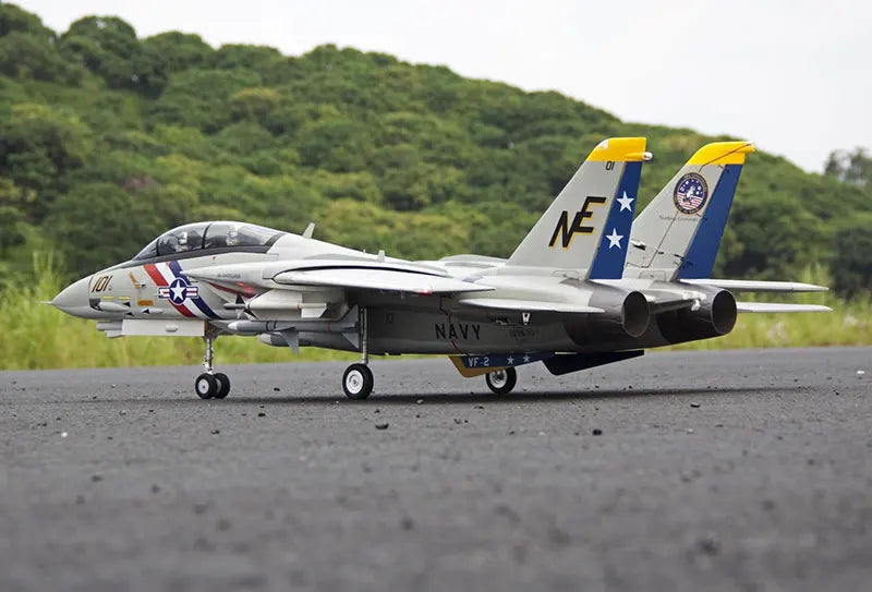 Freewing Dual 80mm EDF RC Airplane Jet Model F-14 Tomcat with Variable Sweep Wing KIT with servos or 6S PNP SET TWINS 80 EDF