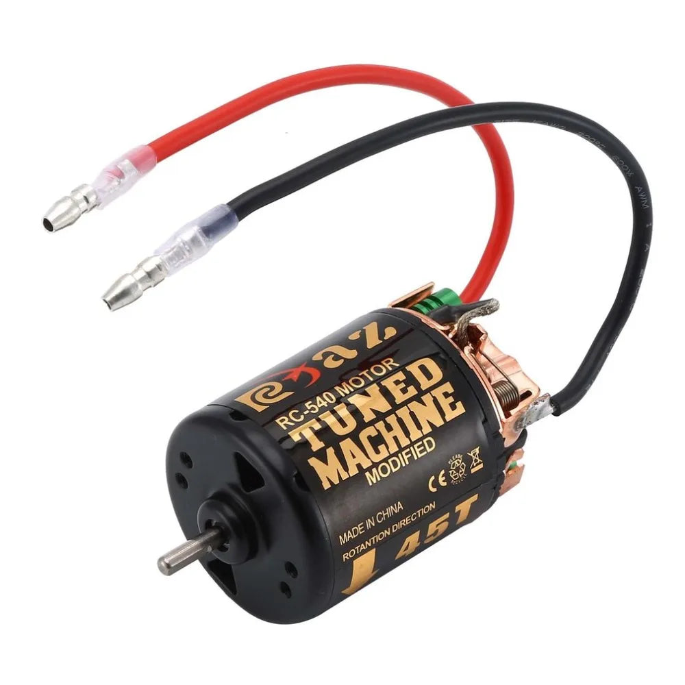 YSIDO 540 Combo Brushed Motor 55T 45T 35T 60A ESC for 1/10 Off-Road Rock Crawler Climbing RC Car Traxxas TRX4 Axial SCX10
