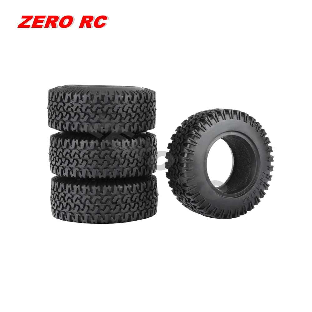 RC Crawler Car Soft 1.55" Off Road Mud Tires 76*27mm 95*35mm Foam Insert For D90 TF2 Tamiya CC02 LC70 MST JIMNY Blocks WHEEL