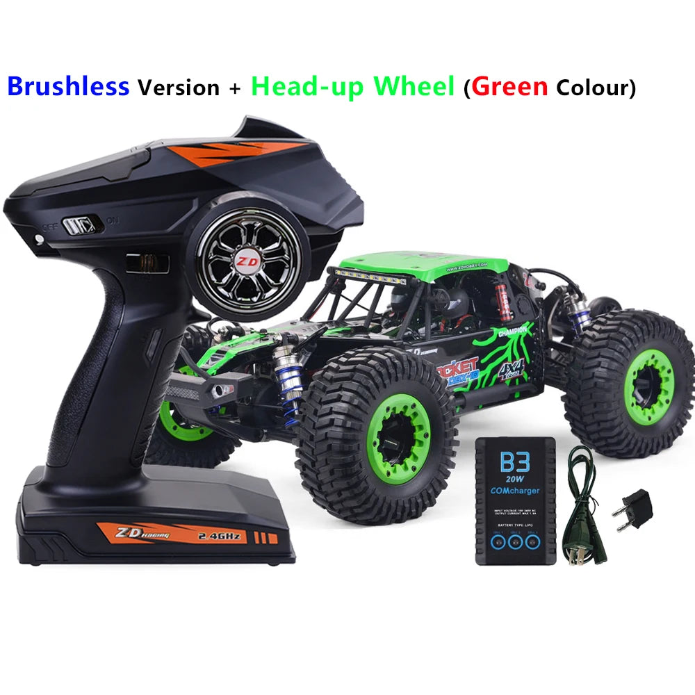 ZD Racing ROCKET DBX-10 1/10 4WD 80km/H 2.4G Brushless High-Speed RTR RC Model Car Desert Buggy Off-road Vehicle Gift