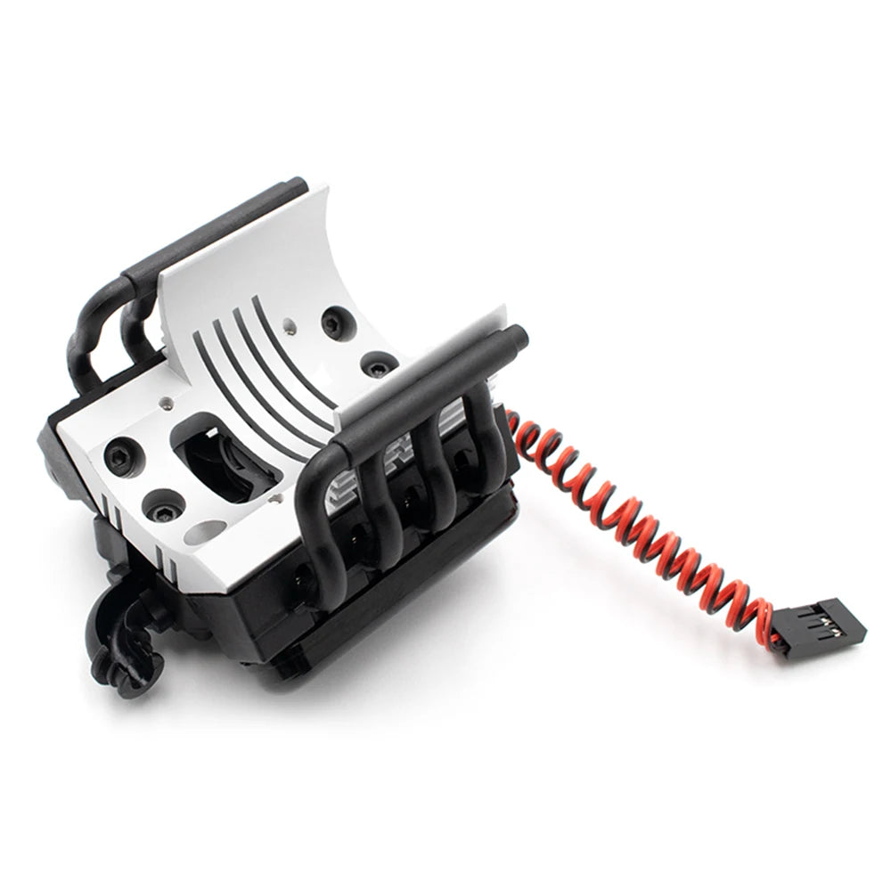 KYX Racing Alloy V8 Engine 540/550 Motor Heatsinks & Cooling Fan for RC Crawler Car Axial SCX10 II 90046 Wraith D90 Traxxas TRX4