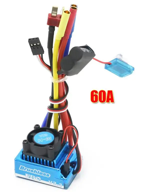 RC Motor 3650 3100KV / 3900KV / 4300KV / 5200KV Brushless Motor & 45A 60A 80A 120A ESC Combo Set for 1:10 RC Car RC Boat Part