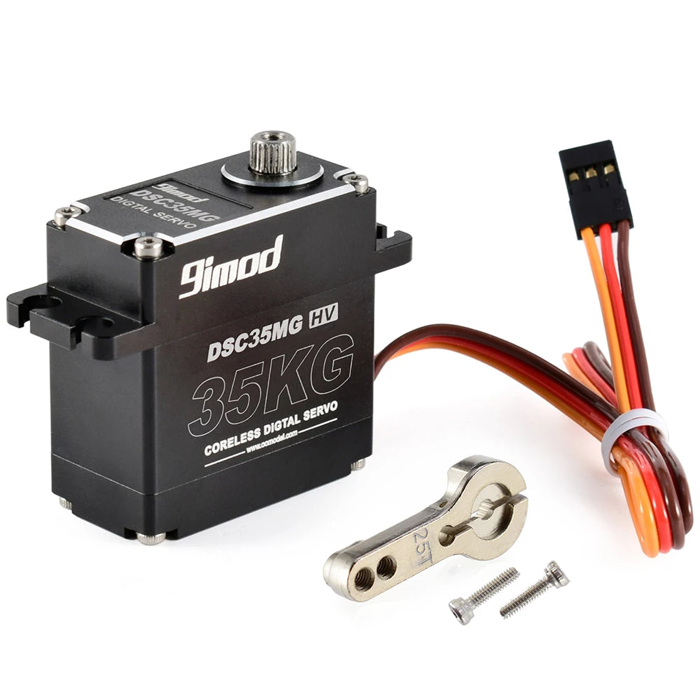 9imod Waterproof Servo 35KG 45KG Aluminum Case Digital Metal Gear HV Coreless Servo for 1/8 1/10 RC Car Truck Crawler Boat