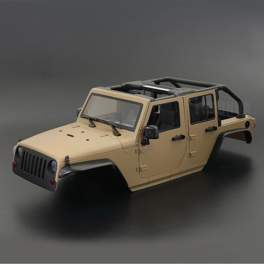 1:10 Scale Convertible Hard Body Kit 313mm Wheelbase for 1/10 RC Crawler Car Axial SCX10 90046 TRX4 Redcat GEN8