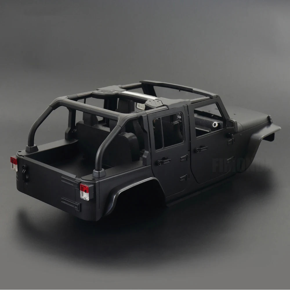 1:10 Scale Convertible Hard Body Kit 313mm Wheelbase for 1/10 RC Crawler Car Axial SCX10 90046 TRX4 Redcat GEN8