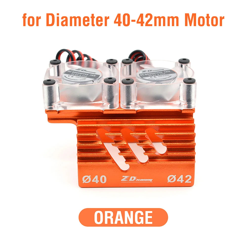 40-42mm RC Motor Cooling Fan Heatsink With High Speed for Hobbywing 4268 4274 4092 1/8 1/10 Buggy Truck RC Cars Motors