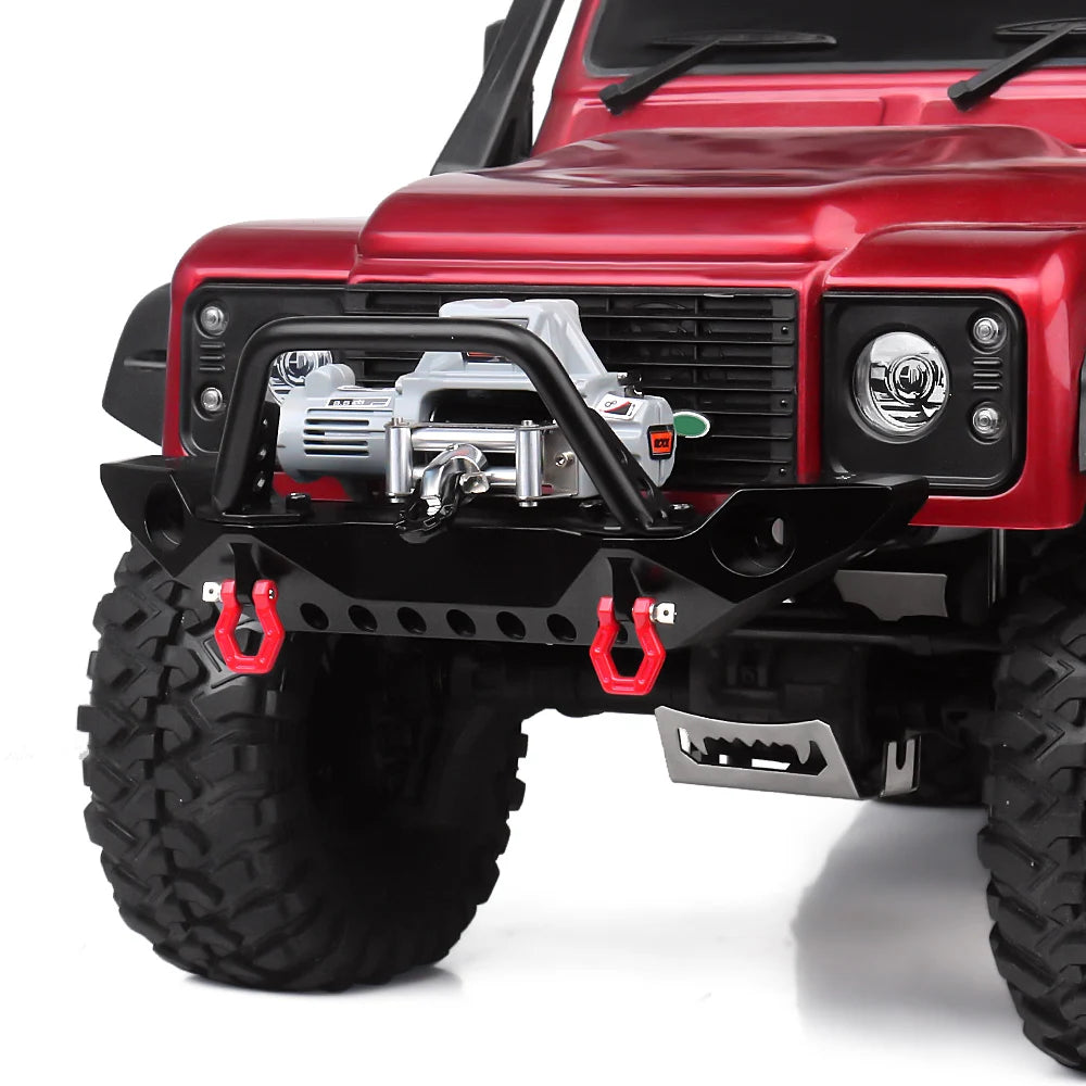 INJORA Metal Winch Wireless Remote Controller System for 1:10 RC Crawler Car Axial SCX10 90046 TRX4 TRX6 Gen8 Upgrade Parts