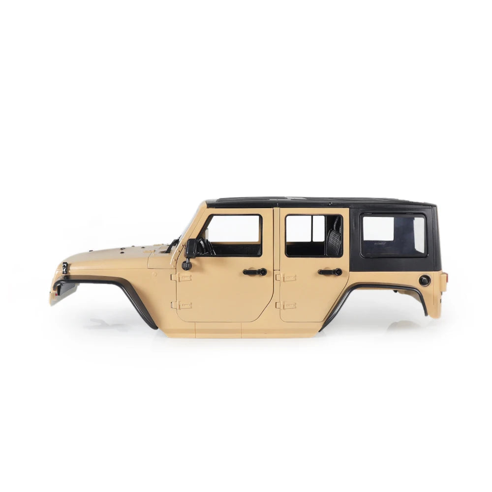 Hard Plastic Car Shell 313mm Wheelbase Jeep Wrangler Rubicon Body Kit for 1/10 RC Crawler Axial SCX10 90046 90047 RGT EX86100