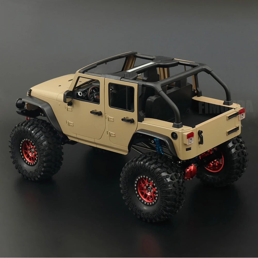 1:10 Scale Convertible Hard Body Kit 313mm Wheelbase for 1/10 RC Crawler Car Axial SCX10 90046 TRX4 Redcat GEN8