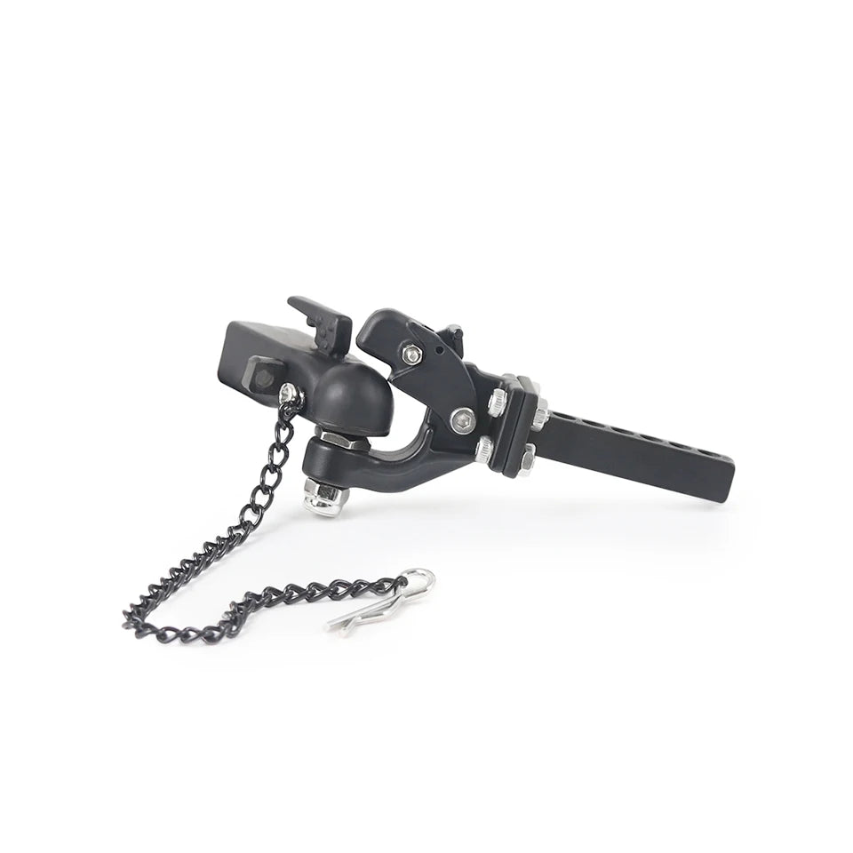 Metal Trailer Head Rescue Tow Hook M3 Hitch Mount for 1/10 RC Crawler TRX4 TRX6 SCX10 90046 D90 Redcat GEN 8 Scout II CC01 TF2