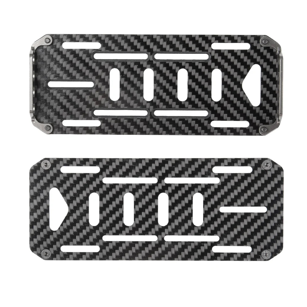 YEAHRUN RC Car Battery Mounting Plate Tray Carbon Fiber for 1/10 RC Crawler Axial SCX10 Upgrade Accessories