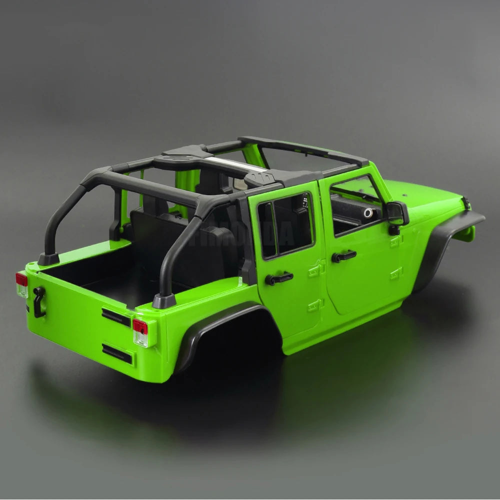 1:10 Scale Convertible Hard Body Kit 313mm Wheelbase for 1/10 RC Crawler Car Axial SCX10 90046 TRX4 Redcat GEN8