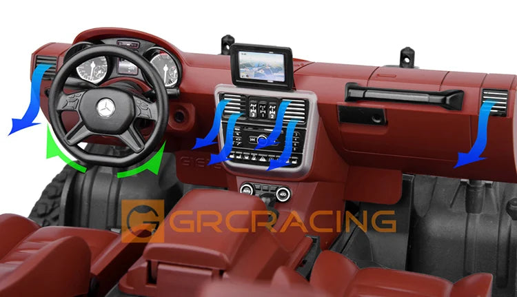 GRC 1/10 Benz Interior Full Set For Traxxas TRX4 G500 TRX6 G63 Body Simulation Upgrade parts accessories  #G161GR G161GY