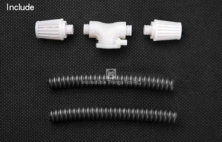 Rc Car Ls7 V8 Simulate Engine Motor Cooling Fans Radiator Kit For 1/10 Rc Crawler Trax Trx4 Trx6 Axial Scx10 90046 Vs4