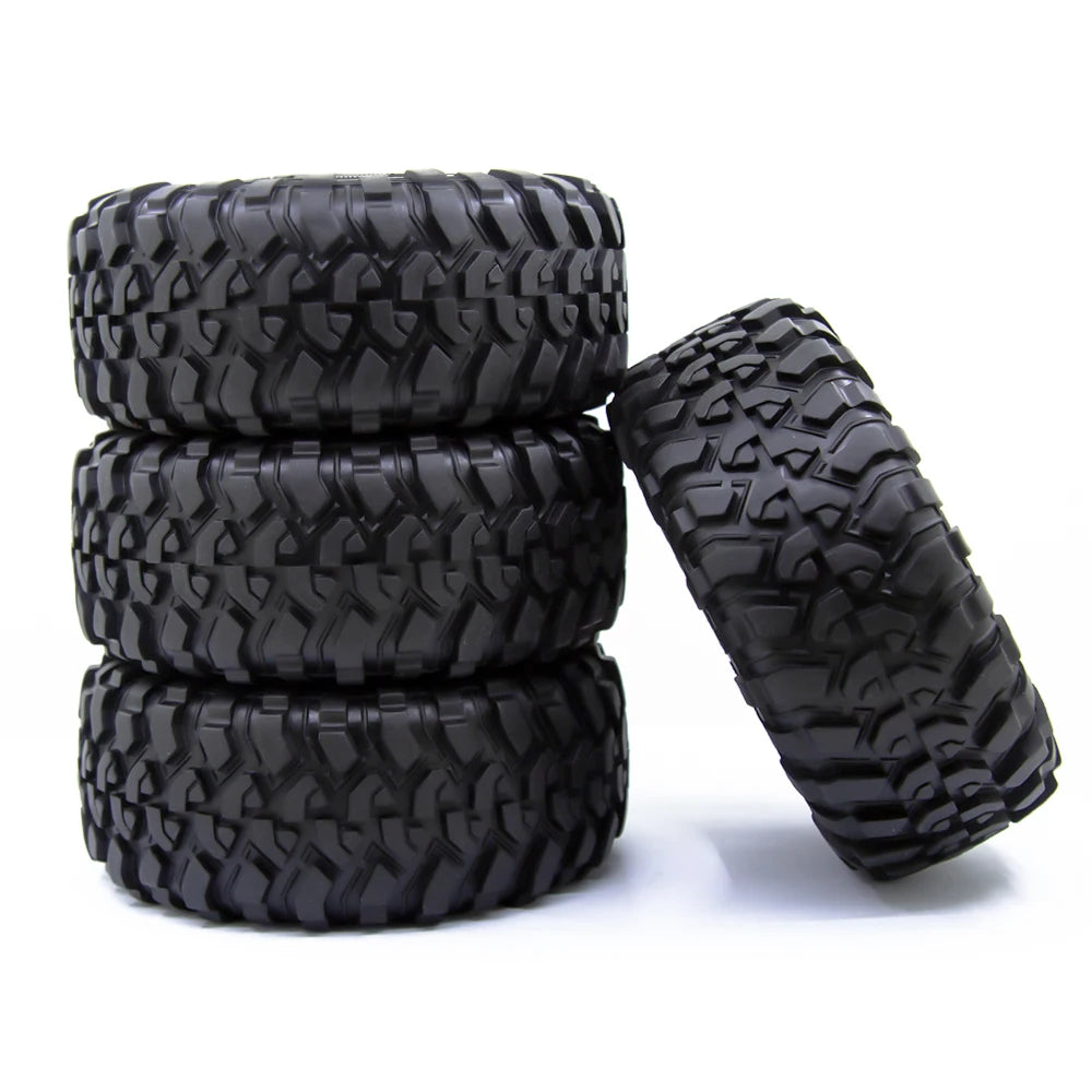 RC 120MM 1.9" Rubber Rocks Tires For 1:10 RC Rock Crawler Axial SCX10 Canyon Trail Trax TRX4 TRX6 #8174