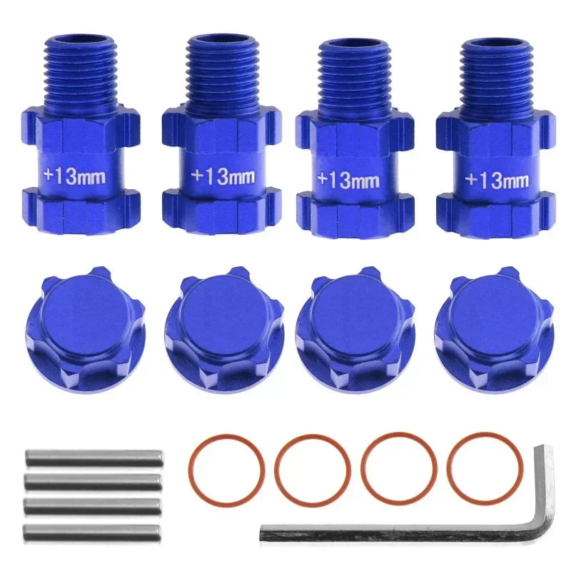 Metal 14mm to 17mm Wheel Hex Adapter for 1/10 ARRMA 3S SENTON VORTEKS Typhon Big Rock Granite RC Car Upgrade Parts