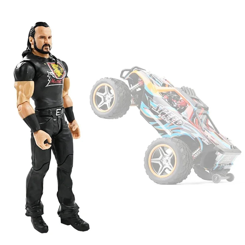 Action Figure Scale Garage Driver Doll for 1/10 RC Crawler Trxs TRX4 TRX6 Axial SCX10 Wraith Redcat GEN8 TF2 D90 CC01