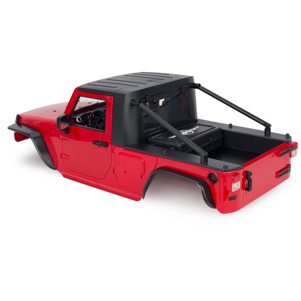 313mm 12.3in Wheelbase Hard Plastic Pickup Body Shell Unassembled Kit for 1/10 RC Crawler Car Axial SCX10 90046 Jeep Wrangler