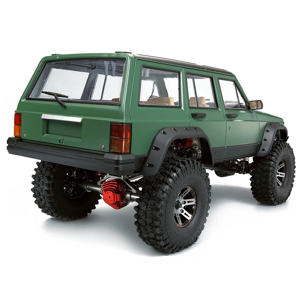 RED SPIDER Painted Cherokee Body 313mm 12.3" Wheelbase Plastic Car Shell for RC Crawler Axial SCX10 & SCX10 II 1/10  90046 90047