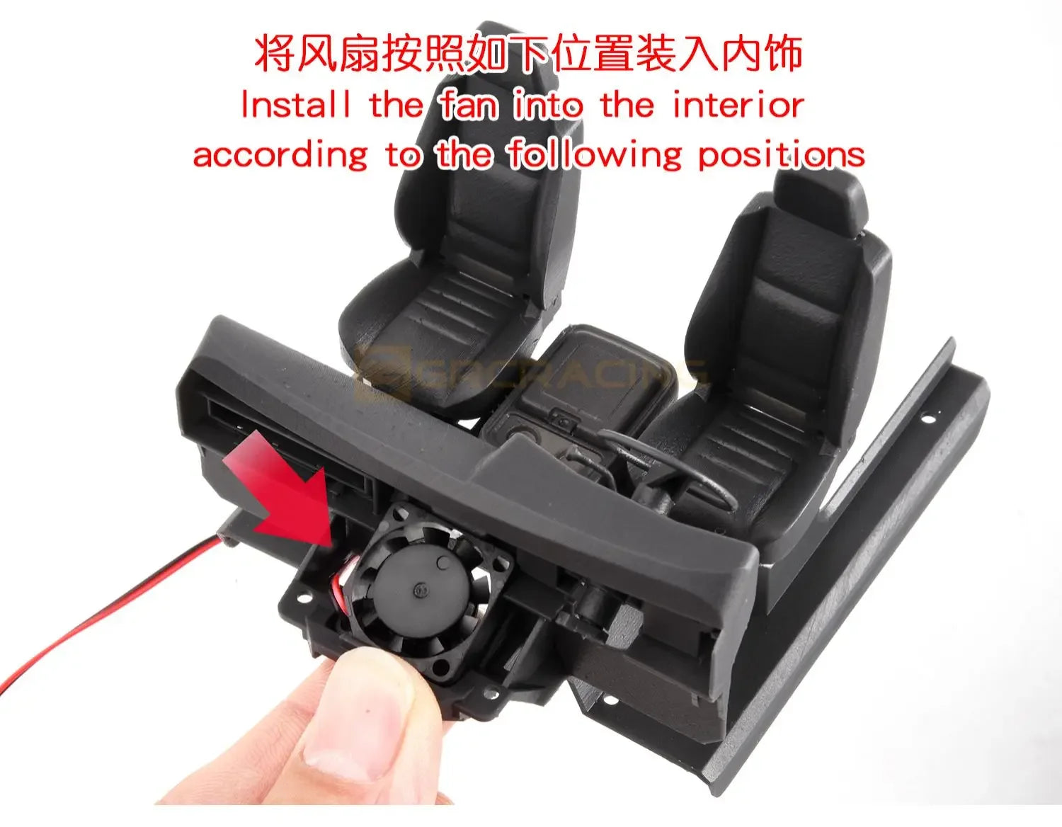 TRX4M 3D Printing Interior Seat and Fender for 1/18 RC Crawler Traxxas TRX-4M Car Chevrolet K10 Upgrade Parts