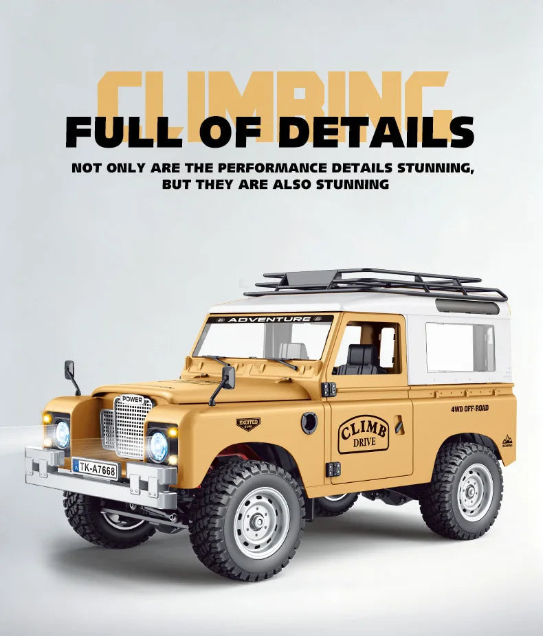 1:10 full scale pickup truck 4X4 professional remote control vehicle Defender simulated off-road climbing vehicle RC CAR