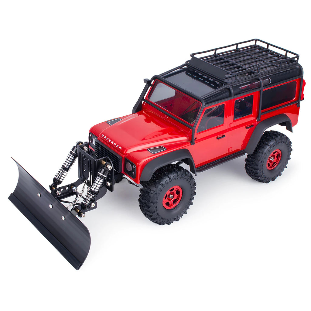 Adjustable Aluminum Alloy Snow & Sand Shovel for 1/18 1/24 RC Crawler - Fits TRX4M & SCX24, Metal Upgrade Shovel Accessory