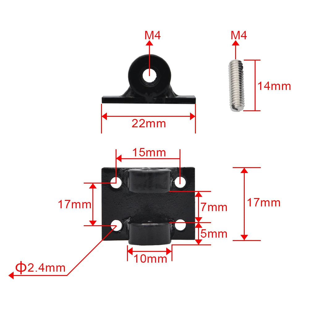 New All Metal Short Stroke Push Rod Simulation Cylinder 10/15/20/25mm Travel 3V-6V Putter For Toy Building Blocks RC Model