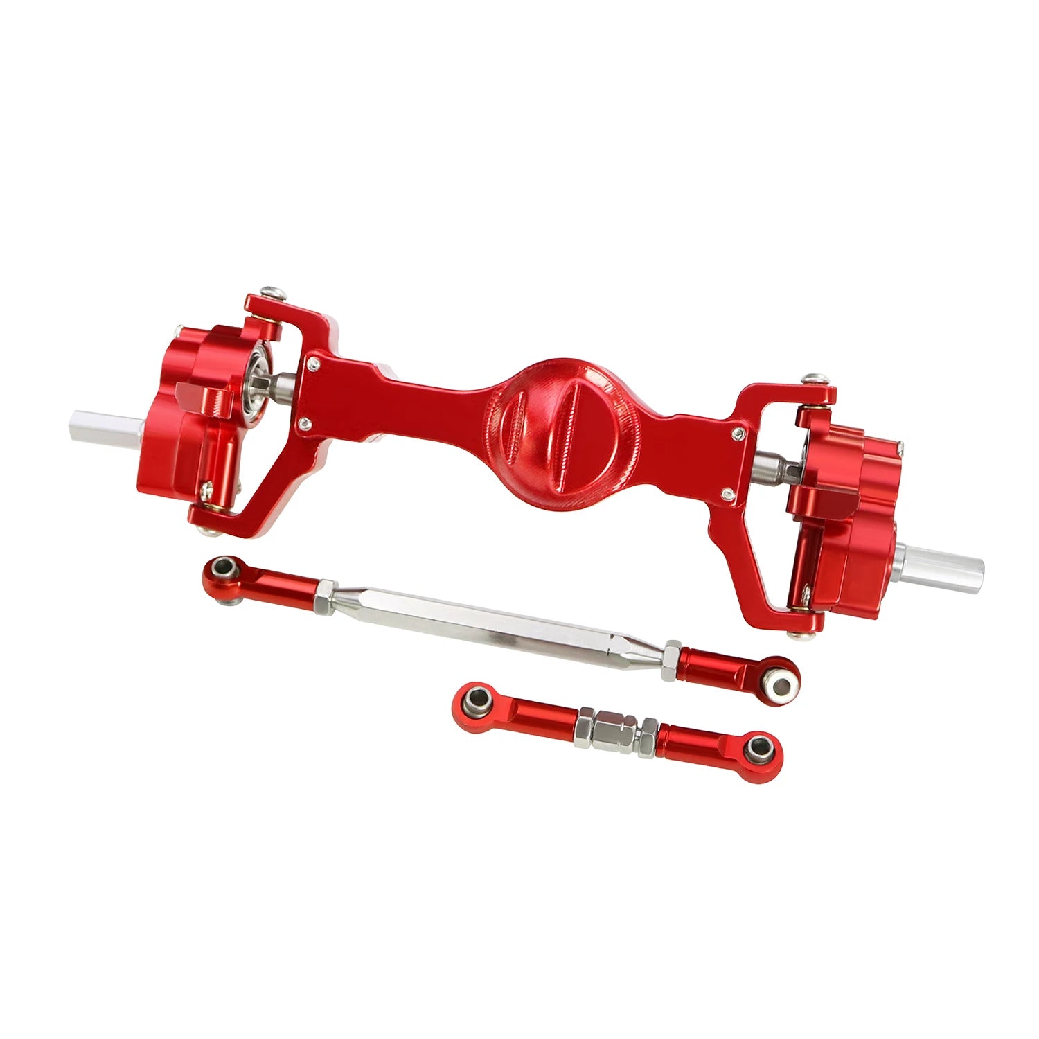 WPL C74 CNC Aluminum Front Rear Portal Axle Set Complete Axles For RC Car 1/16 WPL C14 C24 B14 B24 B16 B36 C64 C64-1 1/10 C74-1
