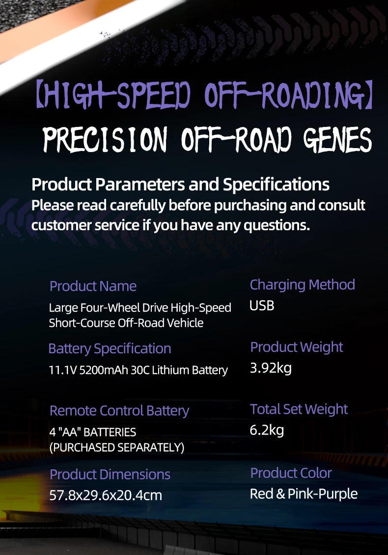 C8826 1:10  High-Speed Brushless 4WD Off-Road RC Car with Hydraulic Suspension Premium Remote Control Vehicle for Kids Adults