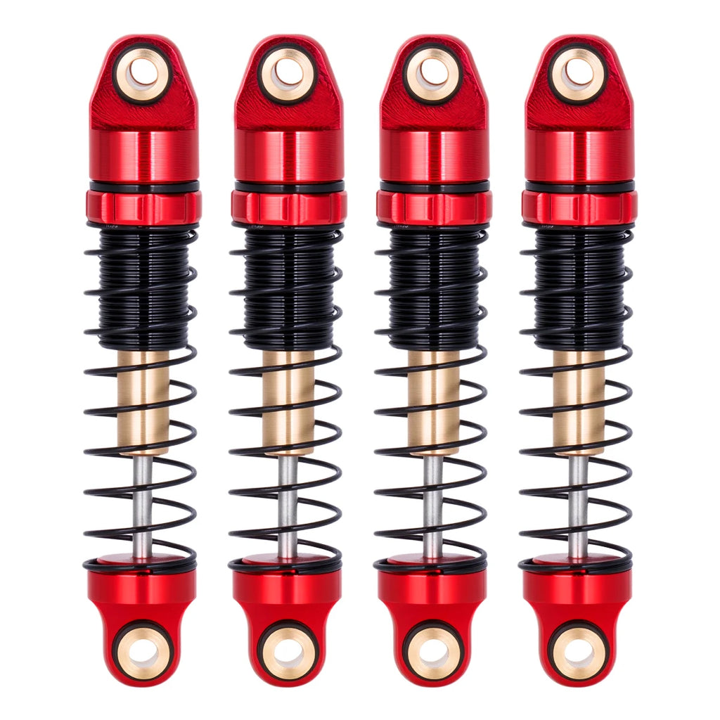 Axial SCX30 Aluminum Shock Absorber Set, 28.5mm with 3 Spring Rates, Full Car Kit for Performance Upgrade