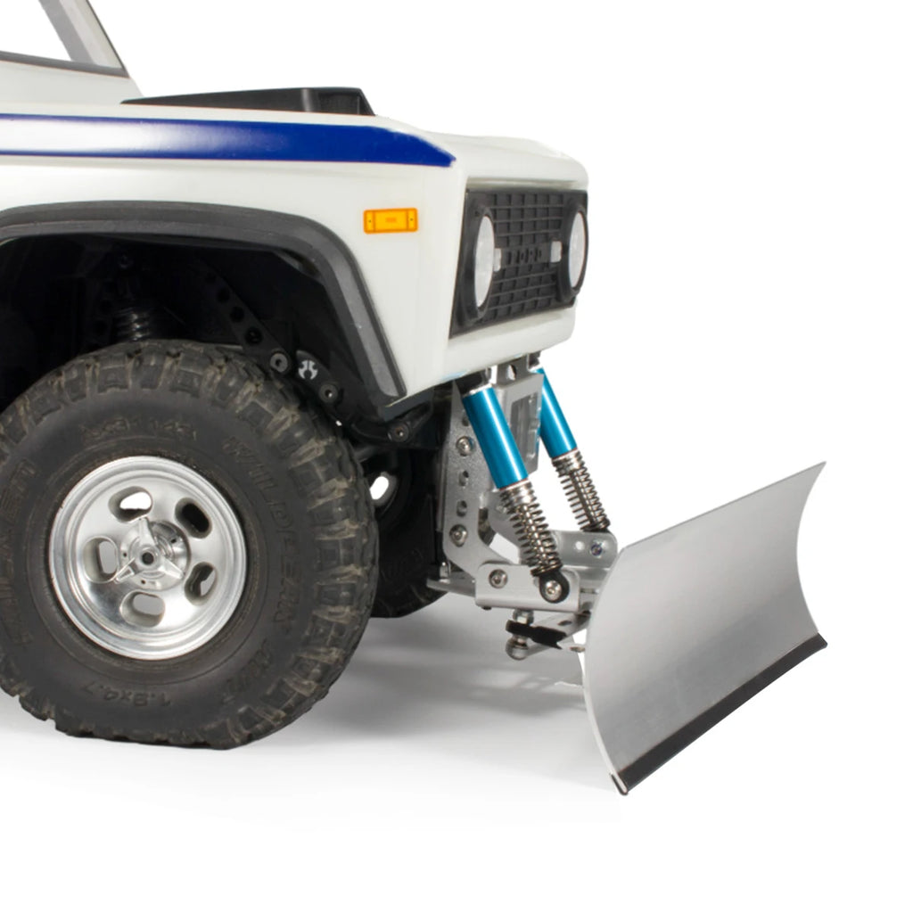 1/10 RC Crawler Snowplow Adjustable Aluminum Plow Blade for Axial SCX10 III 90046 TRX4 Defender Redcat GEN8 Plow Truck Upgrade