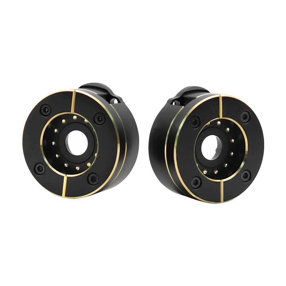 Portal Axle Housing Brass Black Steering Cup steering C Seat tie Rod Holder gear Cover servo Bracket For 1/10 Trx4 Trx6