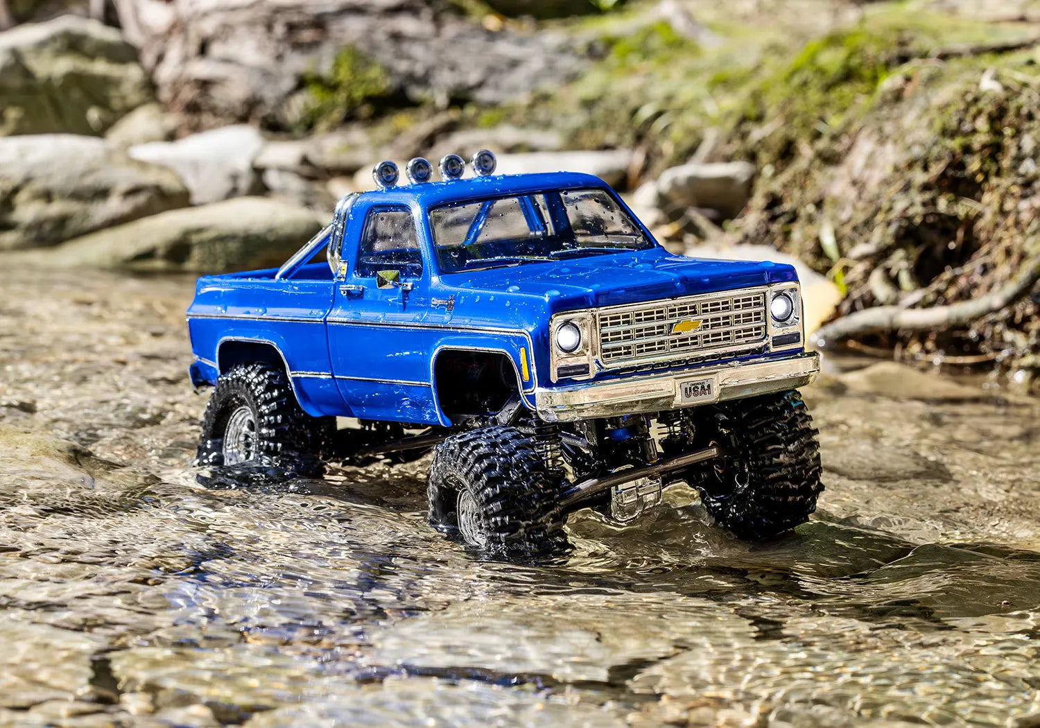 TRAXXAS 1/18 RC Car TRX4M K10 Heightening Crossing Version Of Climbing Car Off-road Vehicle Toys For Adult Kid Gift