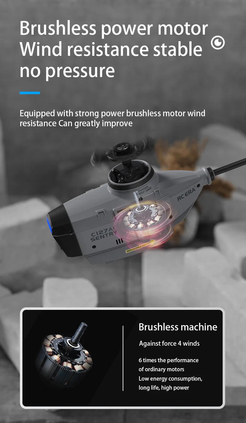 C127 C128 RC Helicopter 2.4G 6-Axis Gyro 4CH 720P Camera Altitude Hold Optical Flow FPV RC Helicopter Toys VS C127 AI Brushless