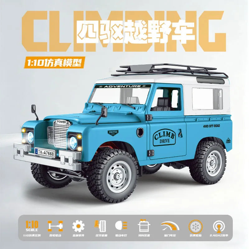1:10 full scale pickup truck 4X4 professional remote control vehicle Defender simulated off-road climbing vehicle RC CAR