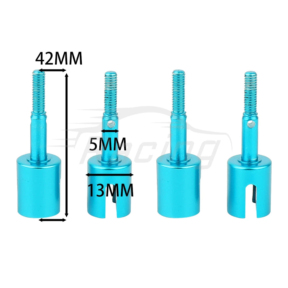 Metal Suspension Arms Steering Knuckle Gearbox Housing Motor Mount CVD Shaft for Tamiya TT01 TT-01 1/10 RC Car Upgrade Parts