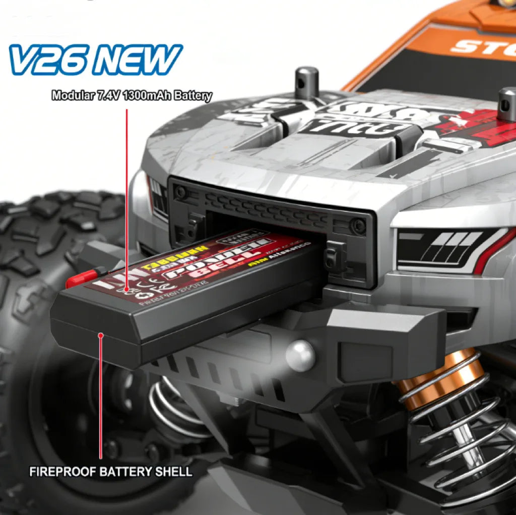 Cool Stuff Toy Car Funny Gift-1:18 High-speed 4WD Rc Truck,Remote Control Car,Climb Off-road Rc Cars,Monster Truck,Toys for Kids
