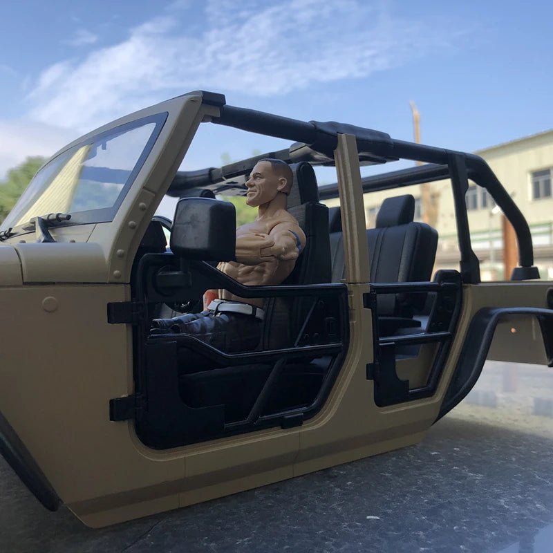 Tube Doors Hard Body Car Shell 12.3" 313mm Wheelbase for 1/10 RC Crawler TRX4 Redcat GEN8 Axial SCX10 90046 Jeep Wrangler