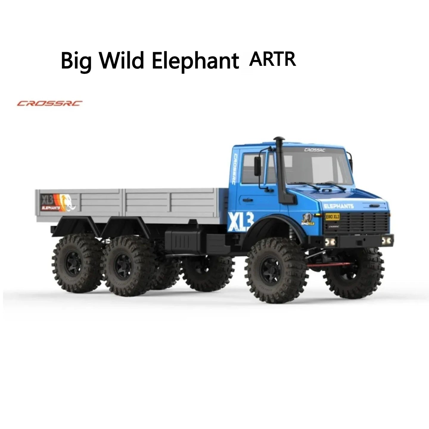 CROSSRC EMO X6 Big Hippo XL3 Big Wild Elephant 1/8 RC Car Simulation Remote Control Electric Climbing Off Road Vehicle Model
