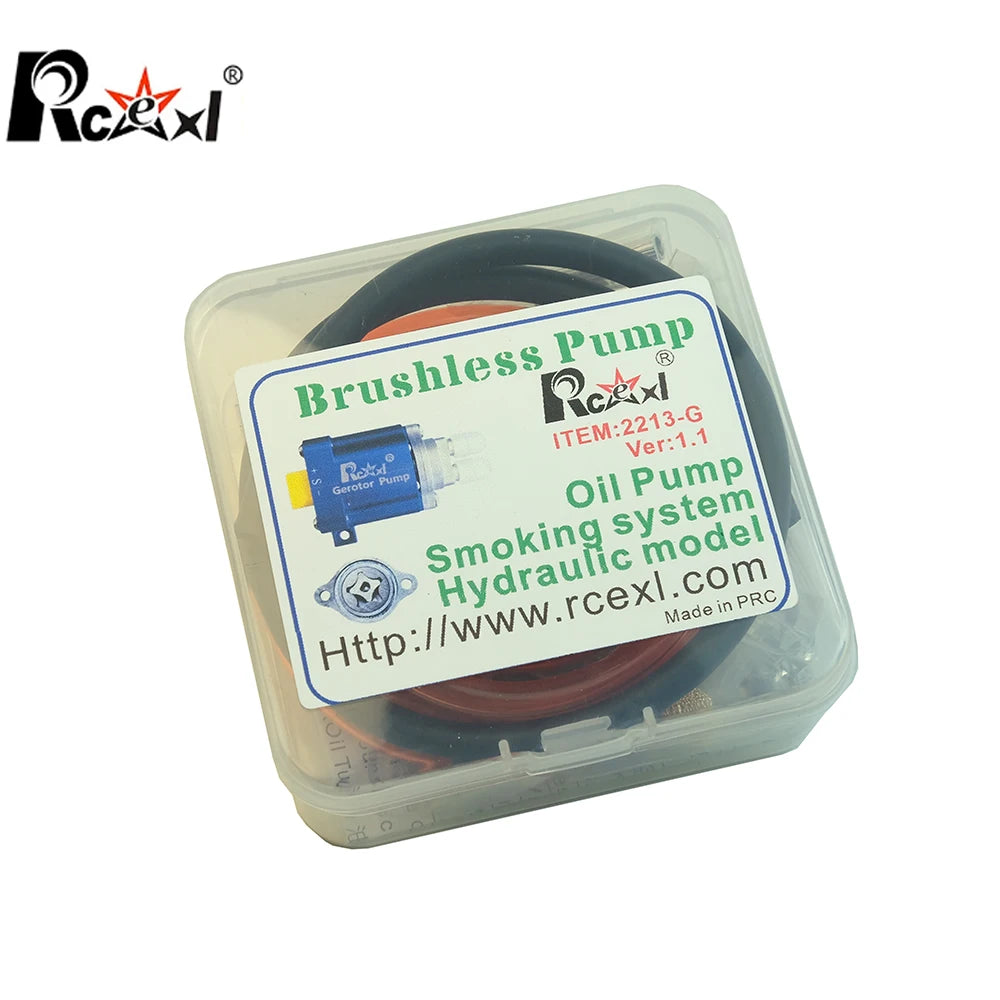 RCEXL Gerotor Metal Brushless Motor Smoke Pump Oil Pump Electric Refueling Pump for Fixwing JET RC Engien Model Accessory