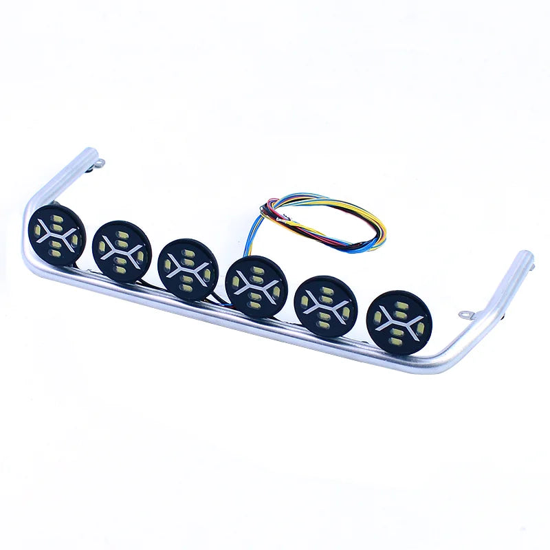 LED Simulation Roof Lights Rotating Lamp for 1/14 Tamiya RC Truck SCANIA 770S R620 Volvo FH16 BENZ Actros MAN TGX TGS Car