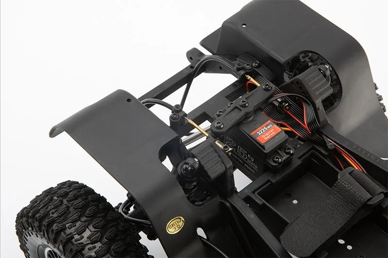 YK4107 Pro Brushless 1/10 Simulation Patrol RC Remote Control Brushless 4WD Differential Lock Climbing Car Off-road Vehicle Gift