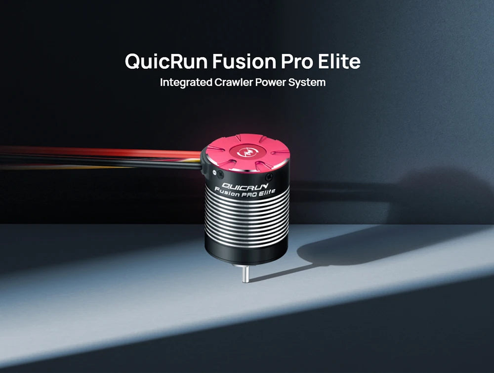 HOBBYWING QuicRun Fusion Pro Elite 50A 2300KV Sensored Brushless Integrated ESC Motor for 1/10 RC Model Car Crawler Accessories