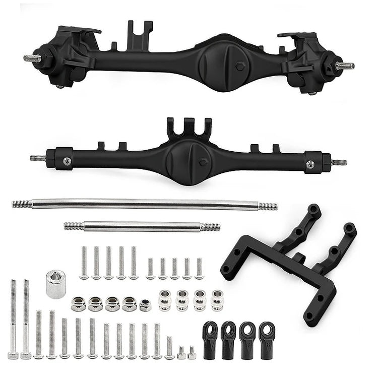 F10T CNC Aluminum Axle Set for Axial SCX10 II SCX10 III VS4-10  10.2 Complete Upgrade Axles Assembly for RC Crawler Truck Parts