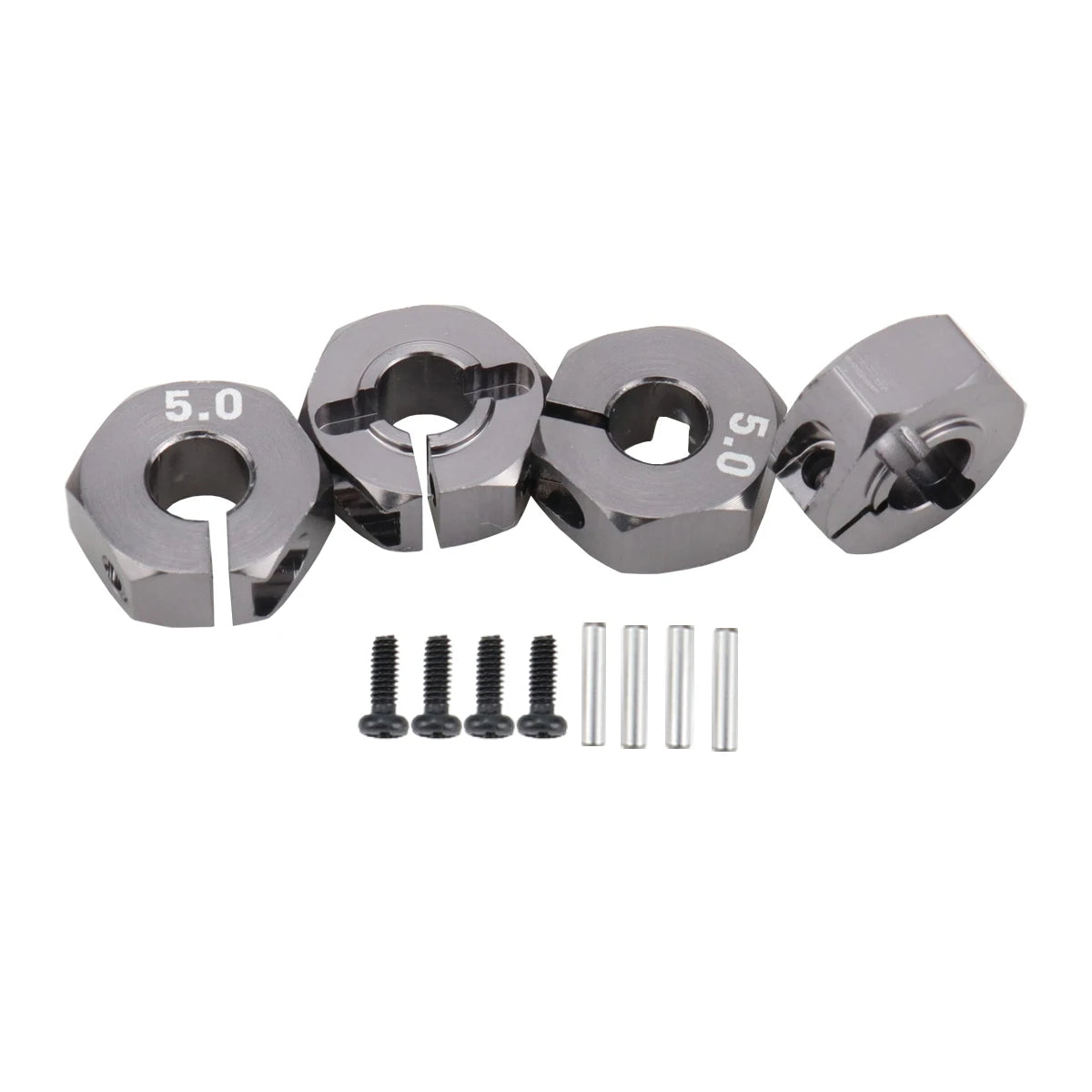 Aluminum 5/6/7/8/9/10/11/12mm Adapter Hex 12mm Drive Hub with Pin Screws for RC Auto Track Truck HSP HPI Tamiya Traxxas Slash