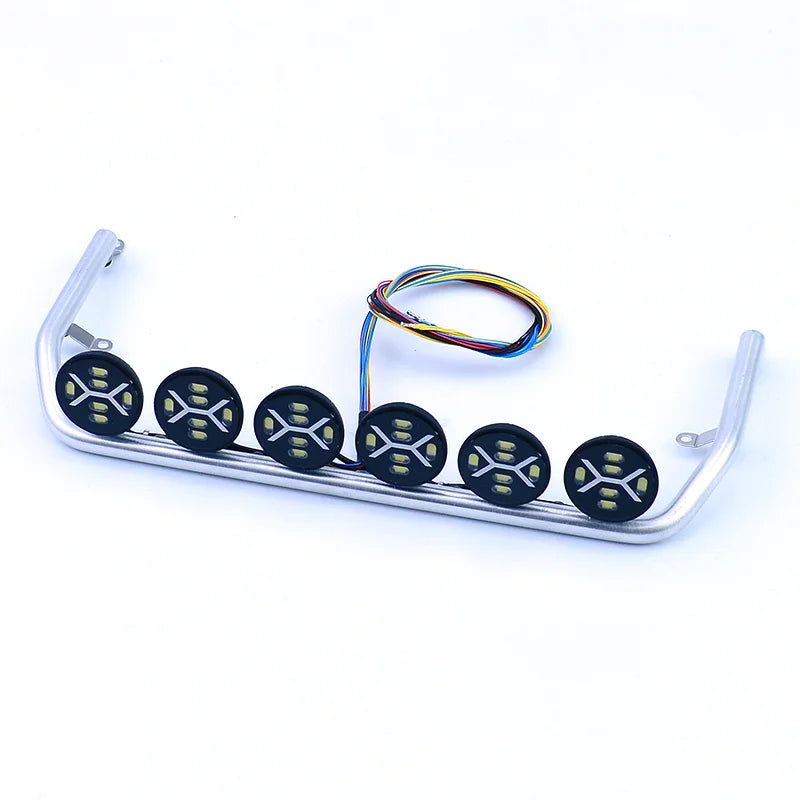 LED Simulation Roof Lights Rotating Lamp for 1/14 Tamiya RC Truck SCANIA 770S R620 Volvo FH16 BENZ Actros MAN TGX TGS Car